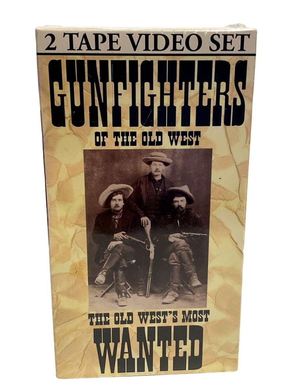 NIB Gunfighters of the Old West Billy the Kid Wyatt Earp 2 VHS Cassettes Dalton